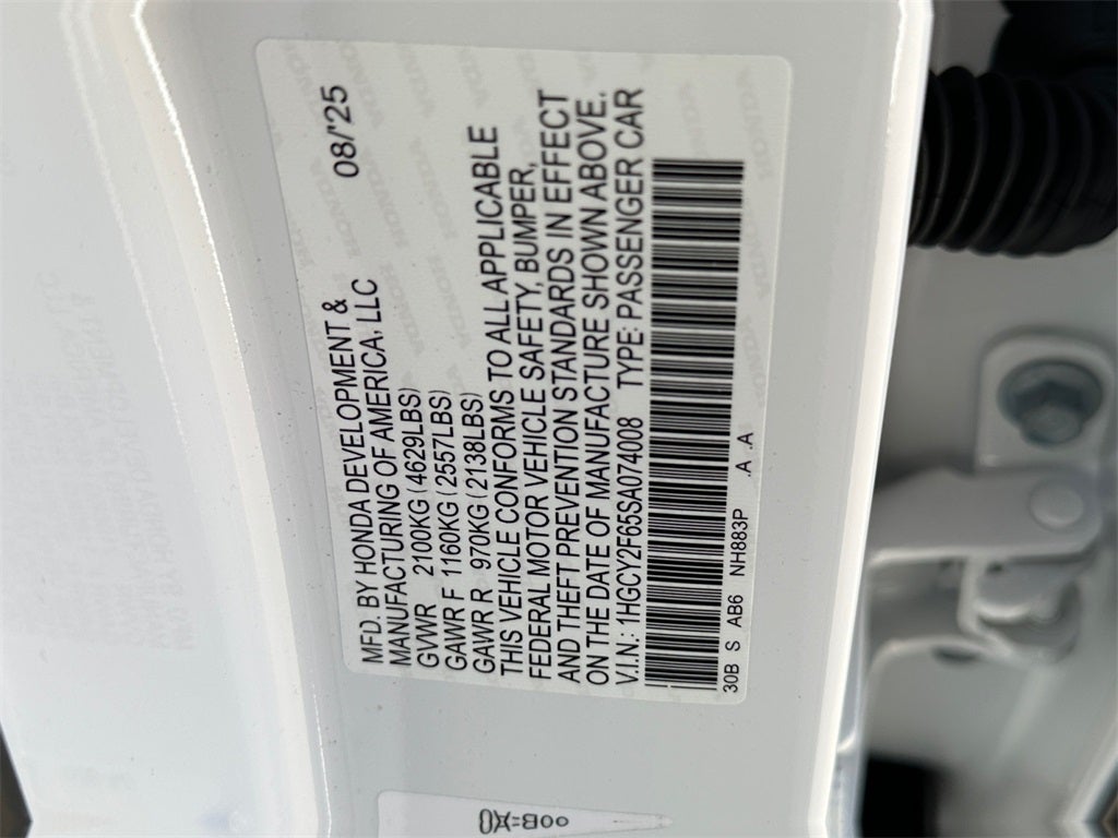 2025 Honda Accord Hybrid EX-L