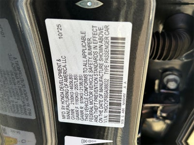 2025 Honda Accord Hybrid EX-L