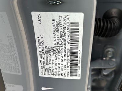 2026 Honda Accord Hybrid EX-L