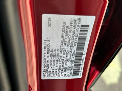 2026 Honda Accord Hybrid EX-L