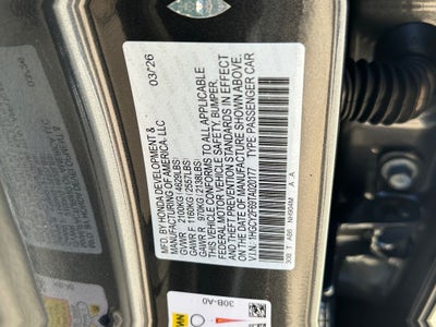 2026 Honda Accord Hybrid EX-L