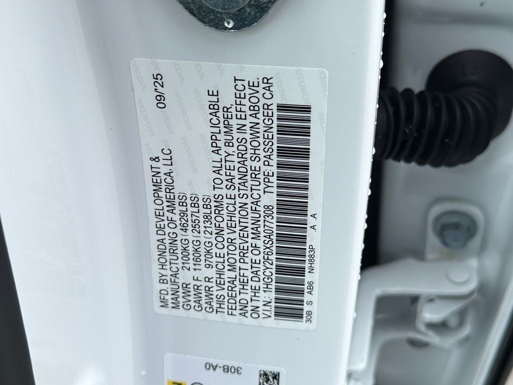 2025 Honda Accord Hybrid EX-L