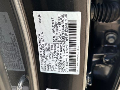 2026 Honda Accord Hybrid EX-L