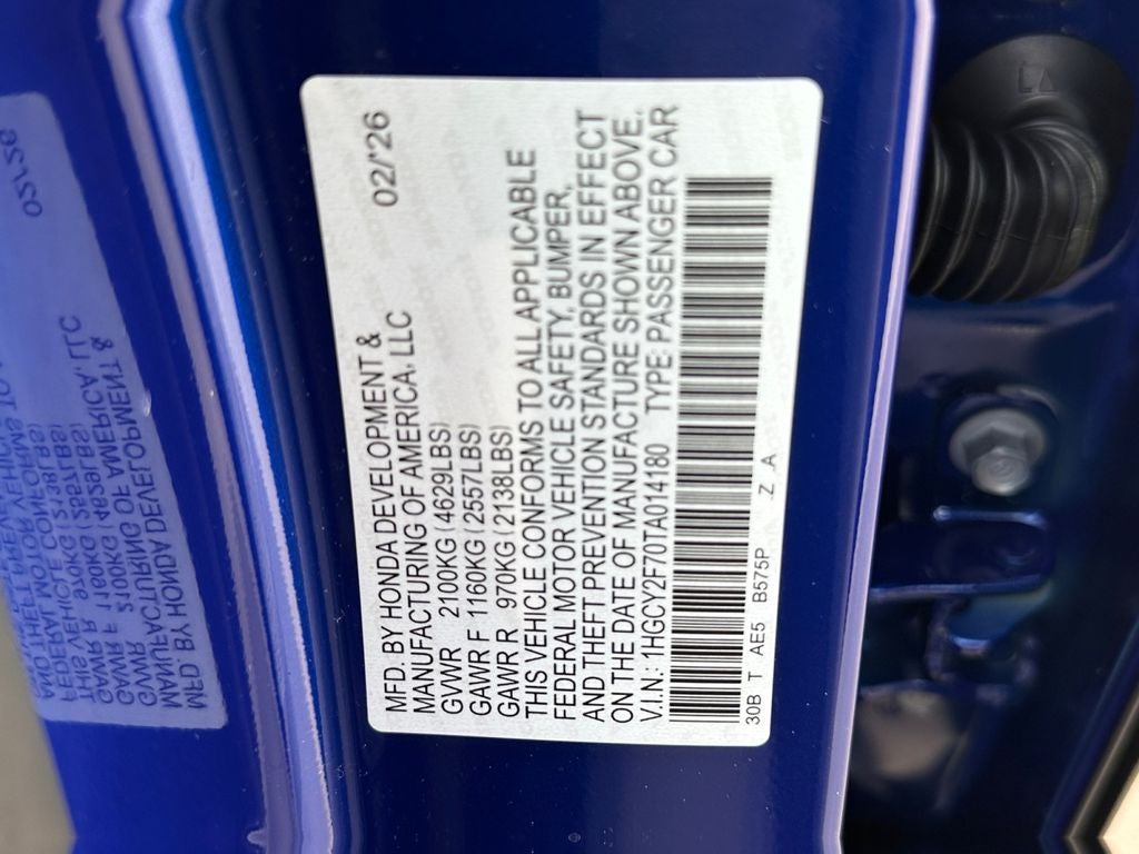 2026 Honda Accord Hybrid Sport-L