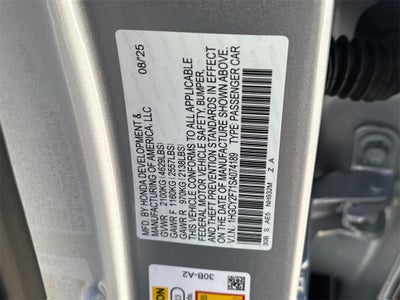 2025 Honda Accord Hybrid Sport-L