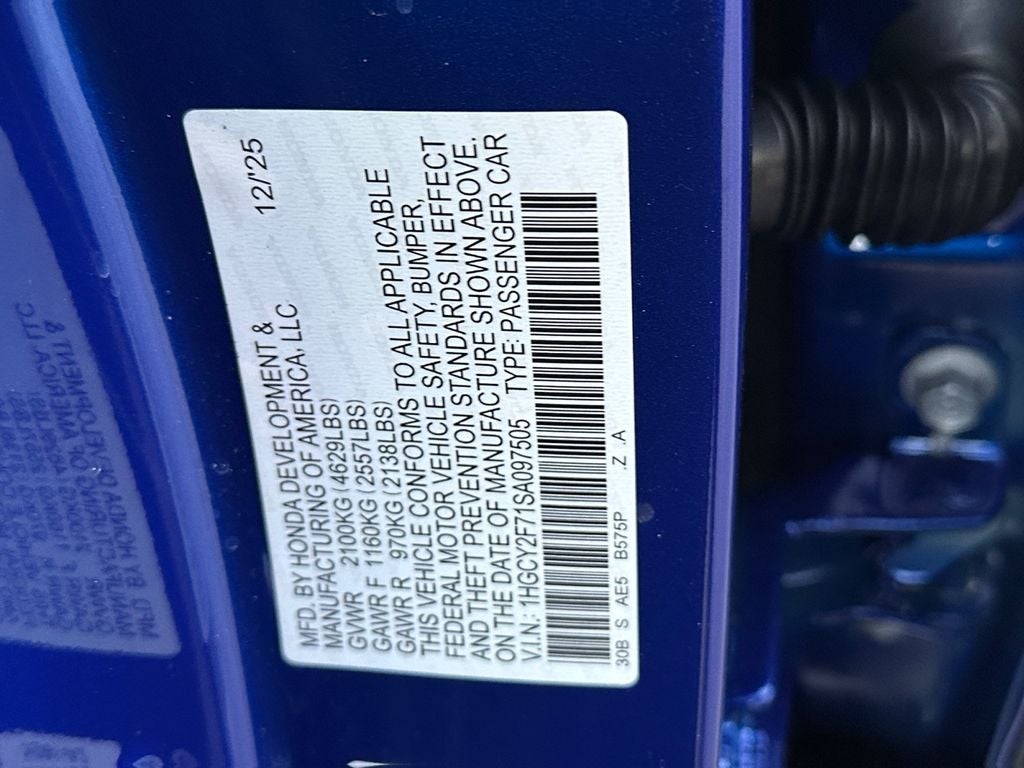 2025 Honda Accord Hybrid Sport-L