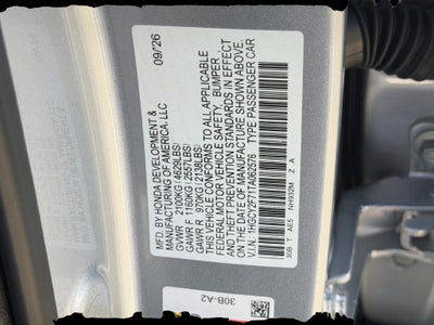 2026 Honda Accord Hybrid Sport-L