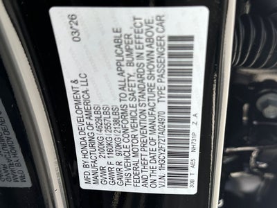 2026 Honda Accord Hybrid Sport-L