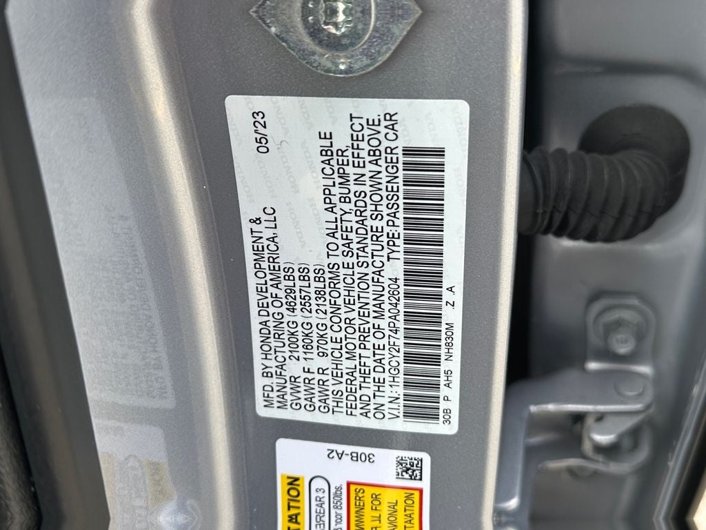 2023 Honda Accord Hybrid Sport-L