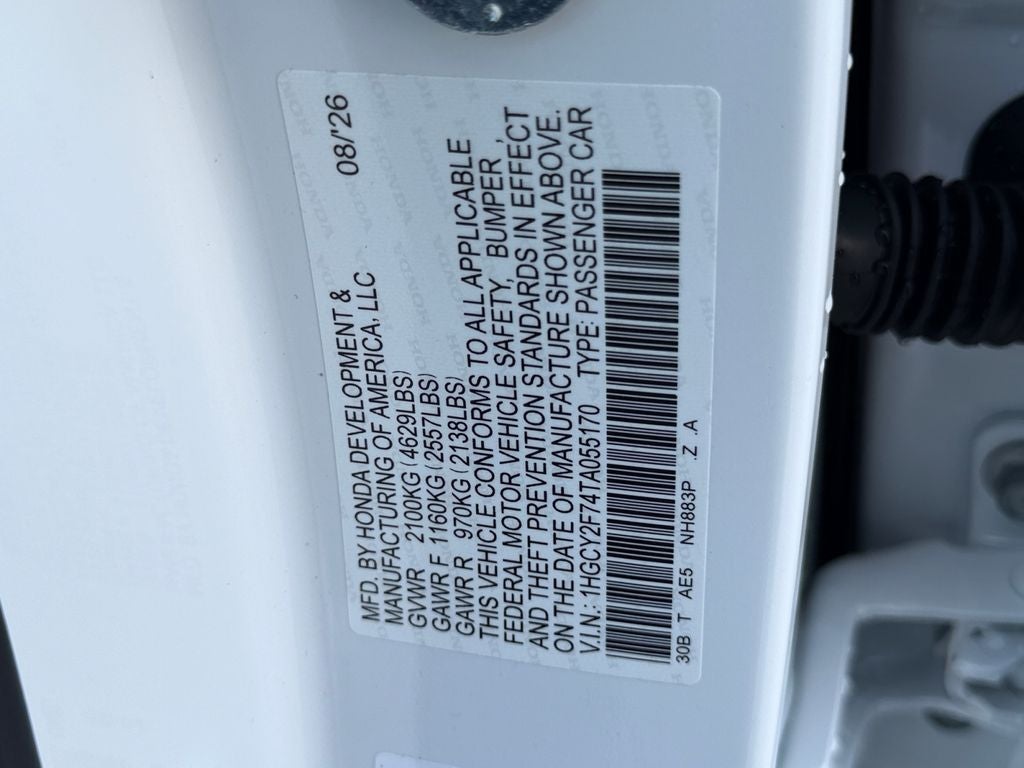 2026 Honda Accord Hybrid Sport-L