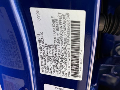 2026 Honda Accord Hybrid Sport-L