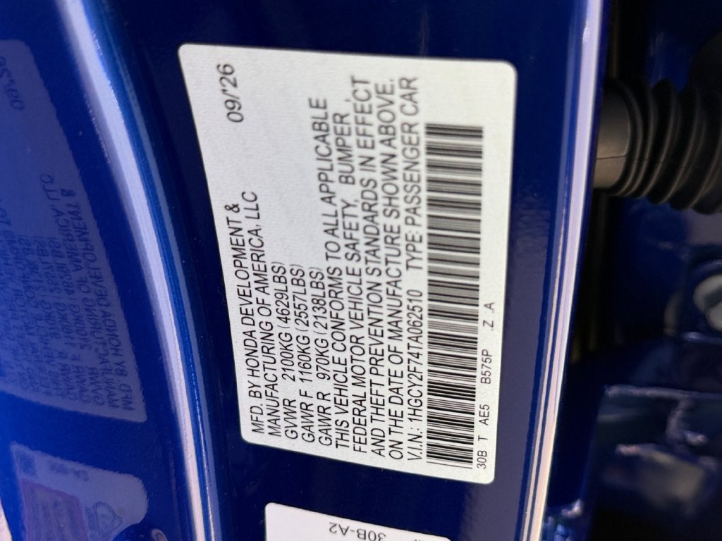 2026 Honda Accord Hybrid Sport-L