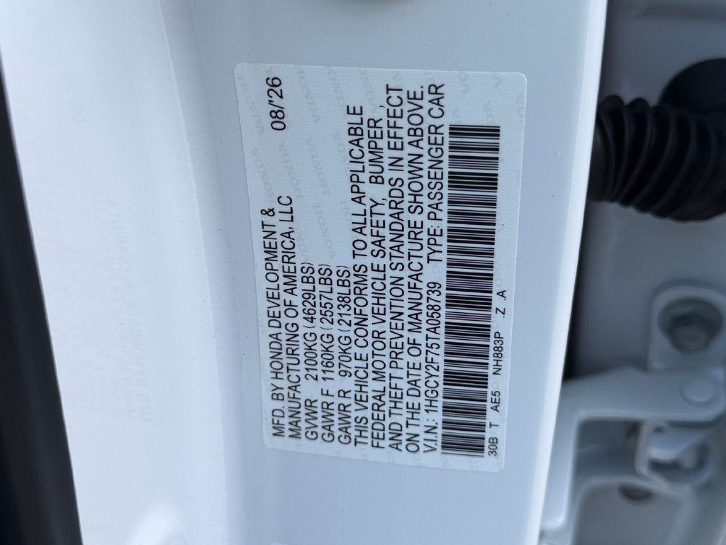 2026 Honda Accord Hybrid Sport-L
