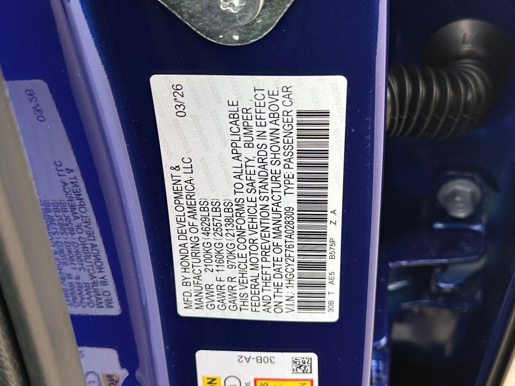 2026 Honda Accord Hybrid Sport-L