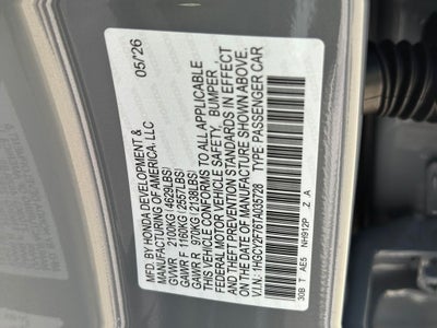 2026 Honda Accord Hybrid Sport-L