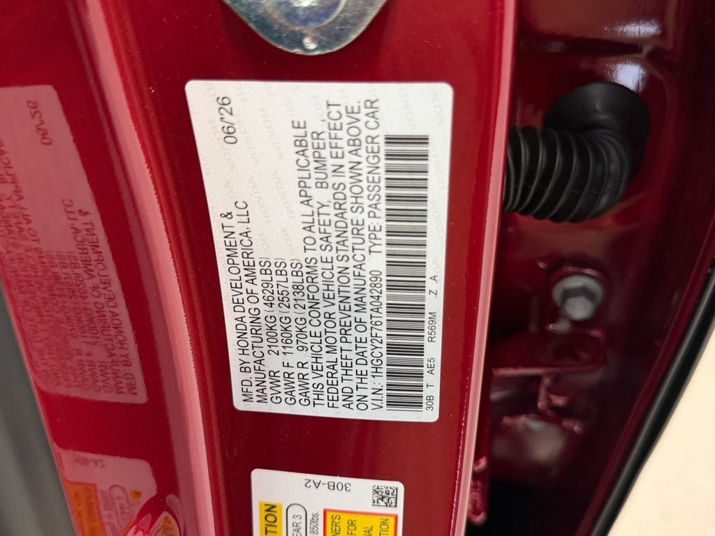 2026 Honda Accord Hybrid Sport-L