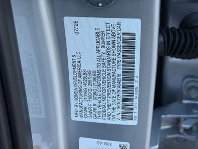 2026 Honda Accord Hybrid Sport-L