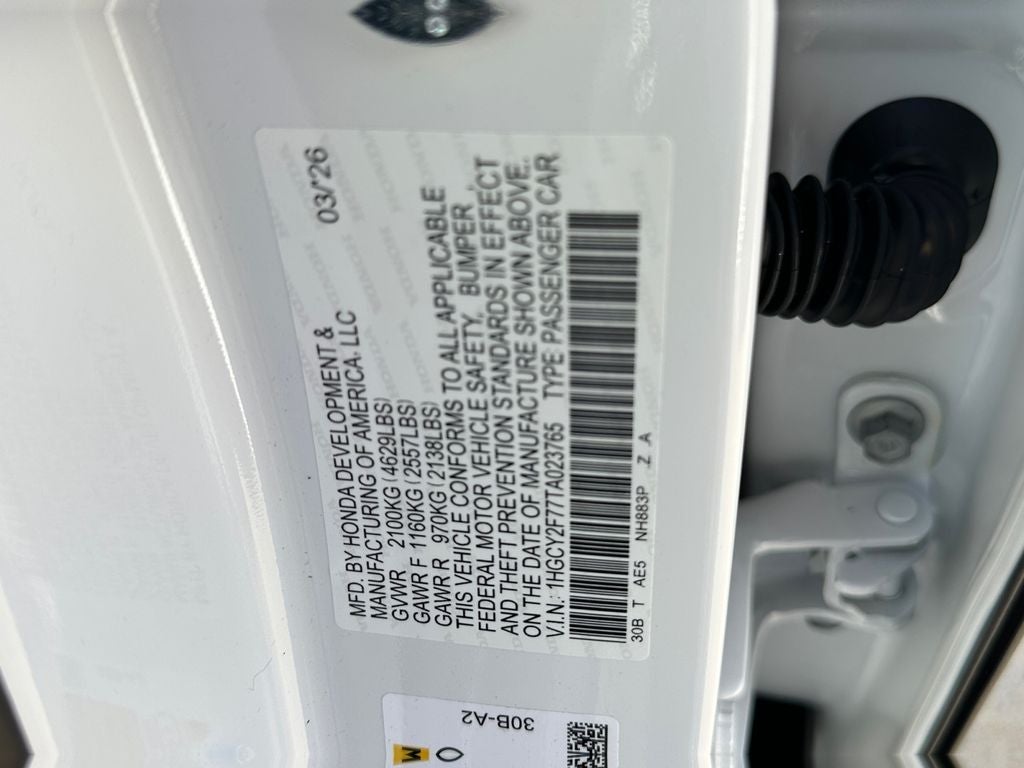 2026 Honda Accord Hybrid Sport-L