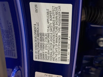 2026 Honda Accord Hybrid Sport-L