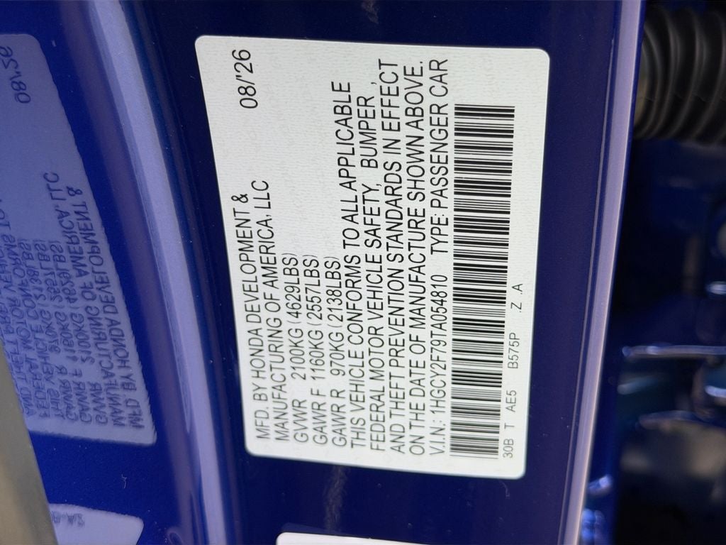 2026 Honda Accord Hybrid Sport-L