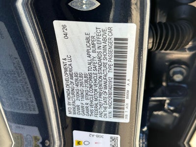 2026 Honda Accord Hybrid Touring