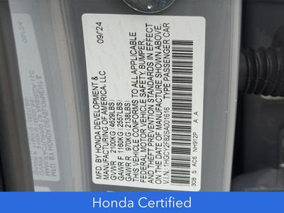 2025 Honda Accord Hybrid Touring