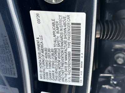2026 Honda Accord Hybrid Touring