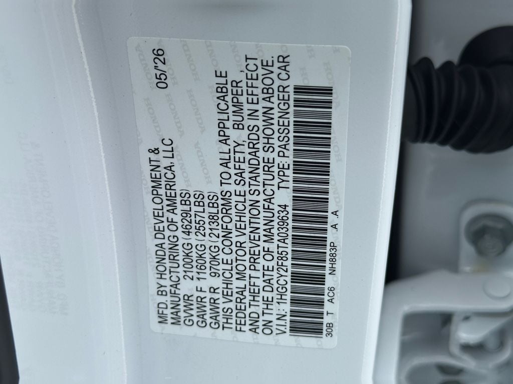 2026 Honda Accord Hybrid Touring