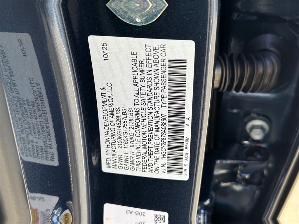 2025 Honda Accord Hybrid Touring