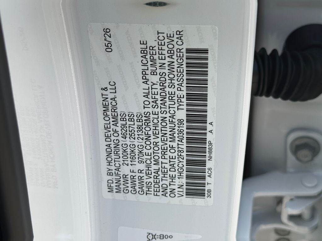 2026 Honda Accord Hybrid Touring