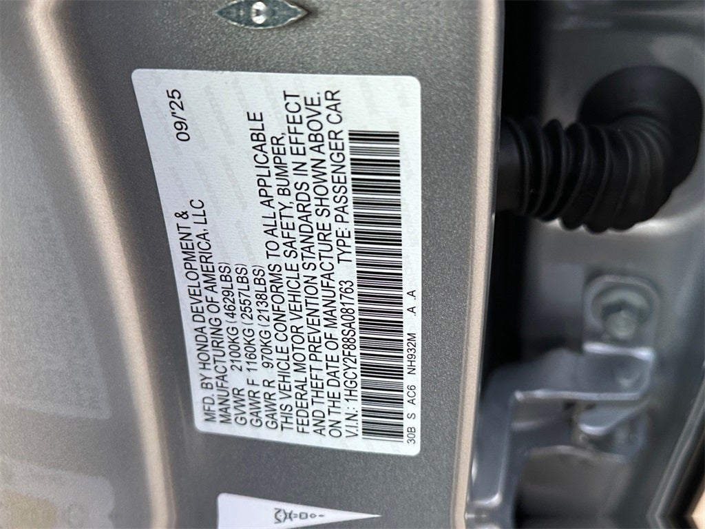 2025 Honda Accord Hybrid Touring