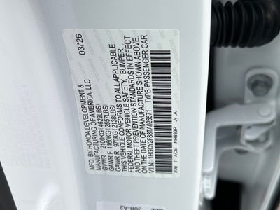 2026 Honda Accord Hybrid Touring