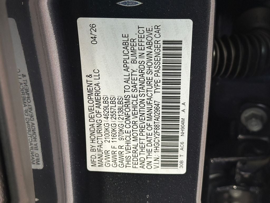 2026 Honda Accord Hybrid Touring