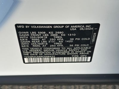 2024 Volkswagen Atlas 2.0T Peak Edition SEL - Low Miles!