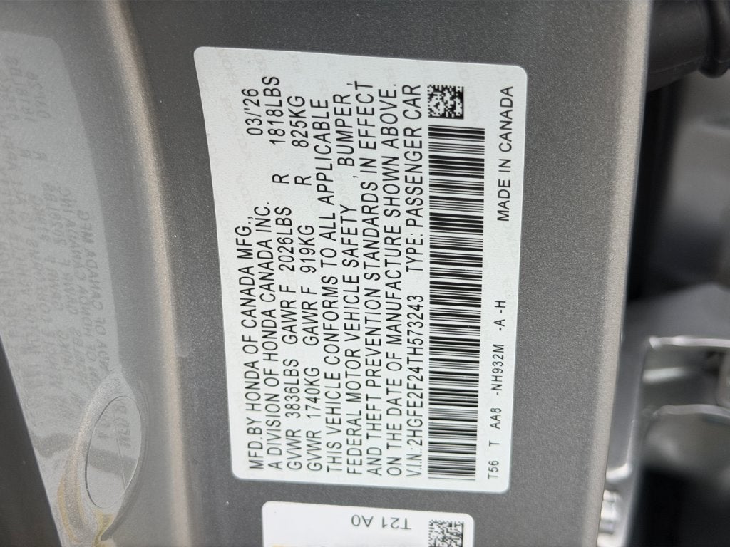 2026 Honda Civic LX