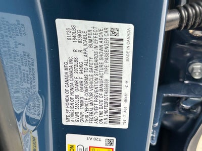 2026 Honda Civic Sport