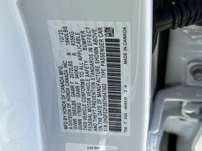 2026 Honda Civic Sport