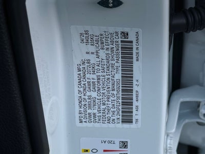 2026 Honda Civic Sport