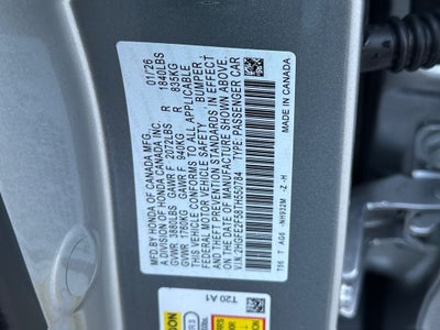 2026 Honda Civic Sport