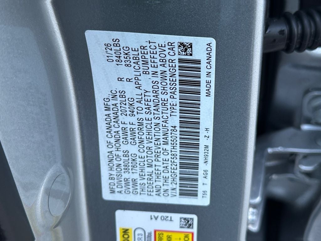 2026 Honda Civic Sport