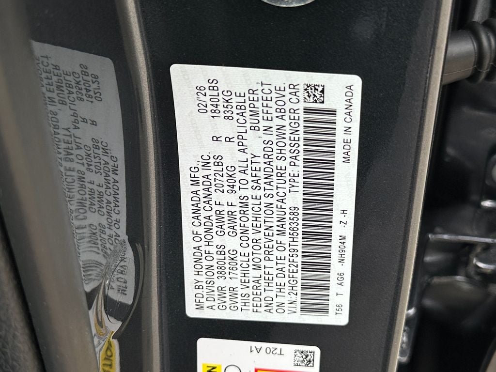 2026 Honda Civic Sport