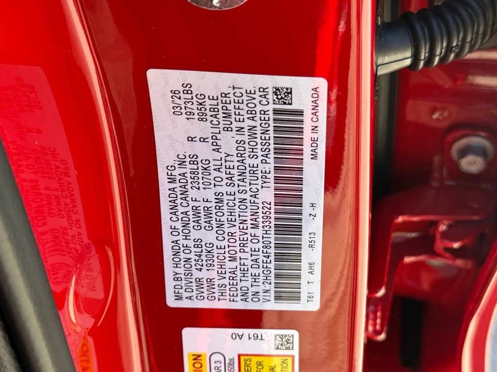 2026 Honda Civic Hybrid 2WD Sport Hybrid