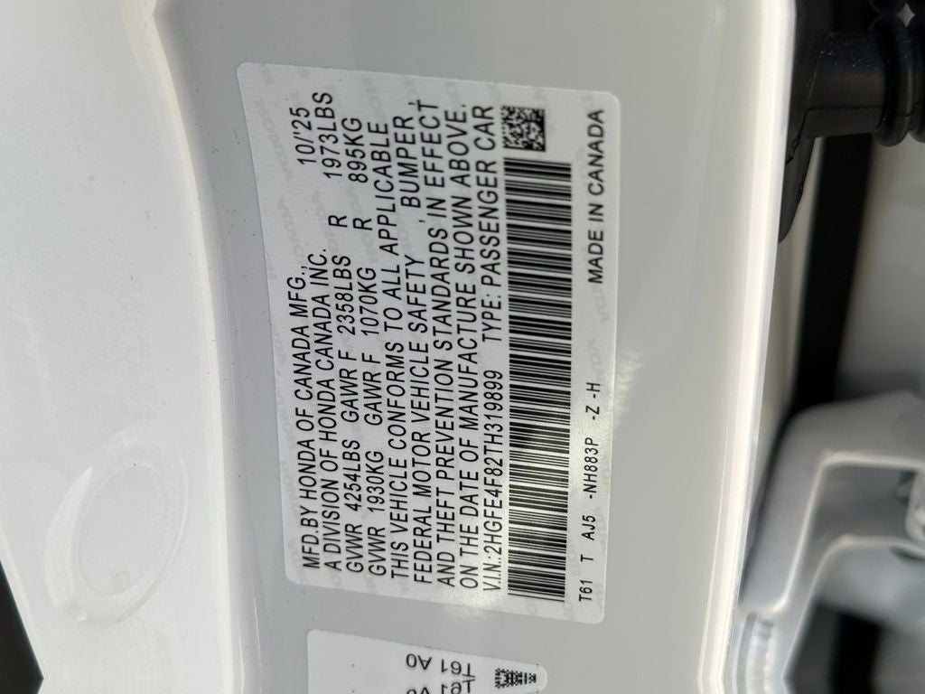 2026 Honda Civic Hybrid Sport Touring