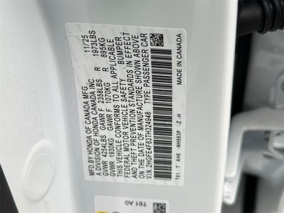 2026 Honda Civic Hybrid Sport