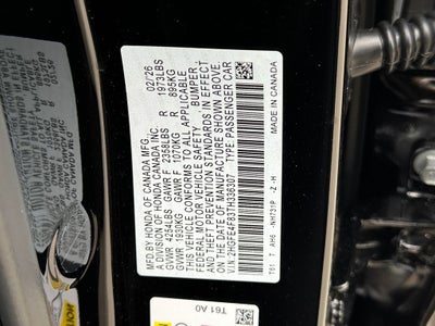 2026 Honda Civic Hybrid Sport