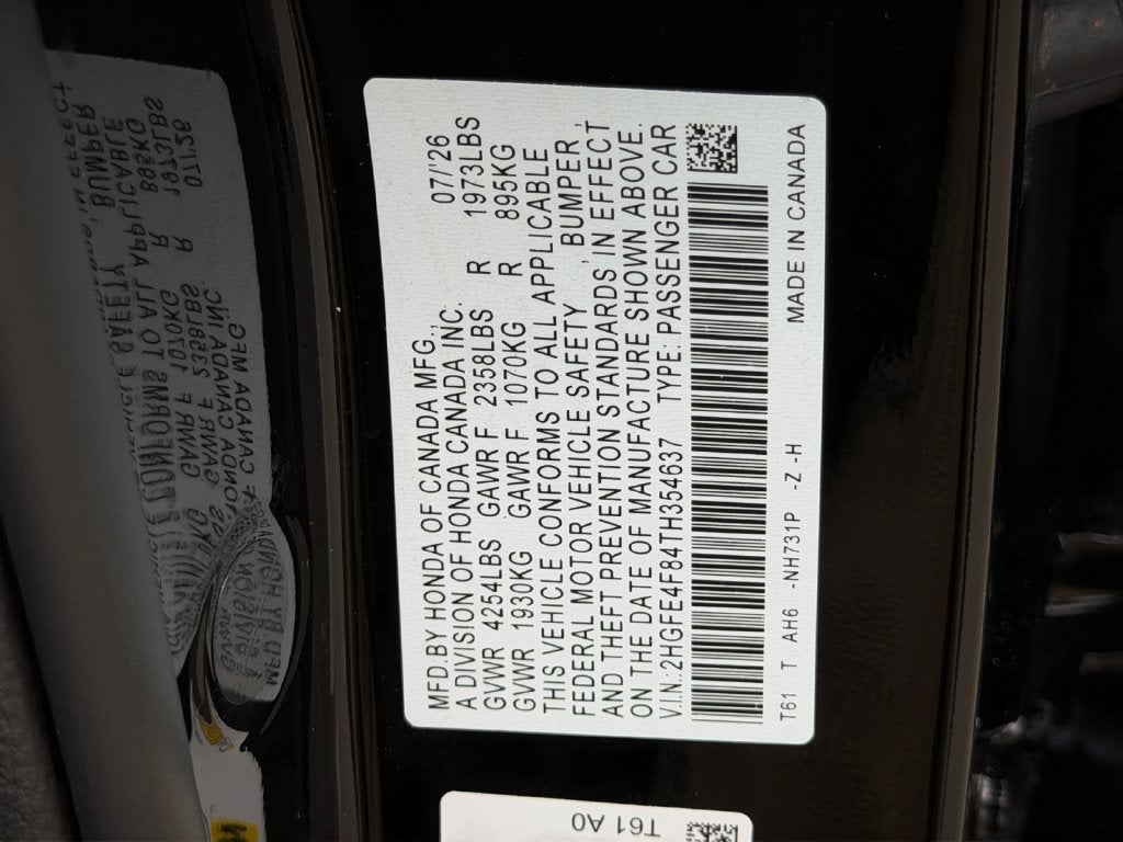 2026 Honda Civic Hybrid Base