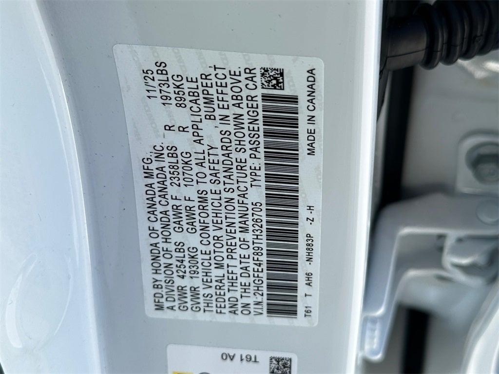 2026 Honda Civic Hybrid Sport