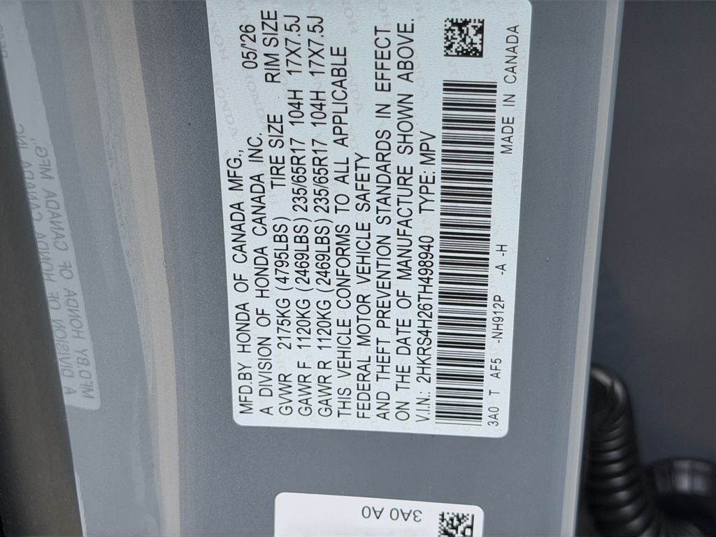 2026 Honda CR-V LX