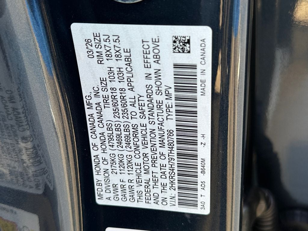 2026 Honda CR-V EX-L