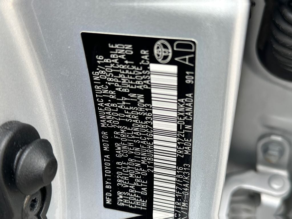 2016 Toyota Corolla LE